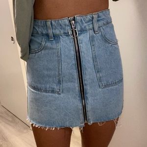 Small Brownie Denim Jean Skirt